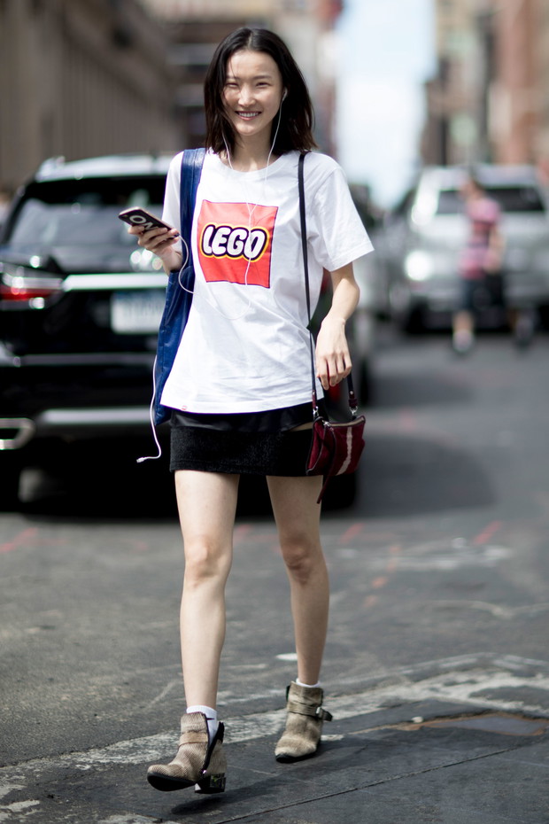 Street fashion: modelki off duty na New York Fashion Week SS17