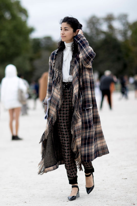 Modne płaszcze - street fashion jesień-zima 2016/2017
