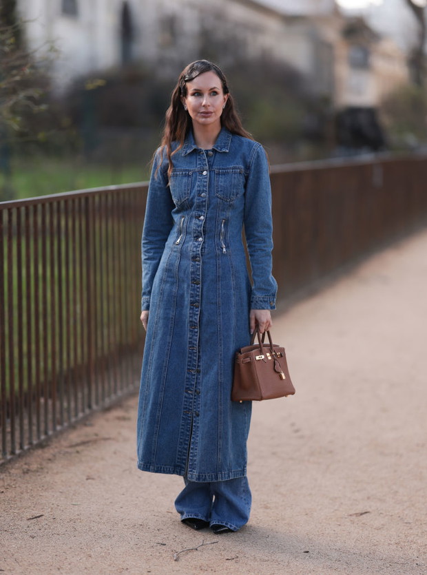 sukienka na jeansy wide leg