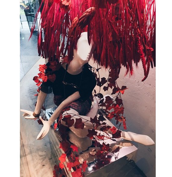 Luksusowe okna wystawowe na Instagramie