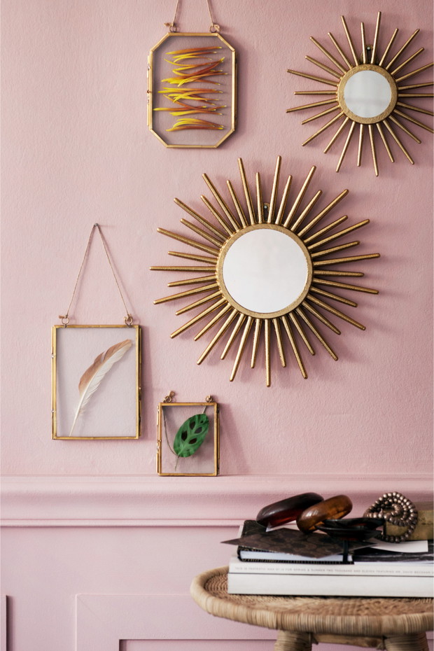 Modny kolor ścian - róż, H&M HOME