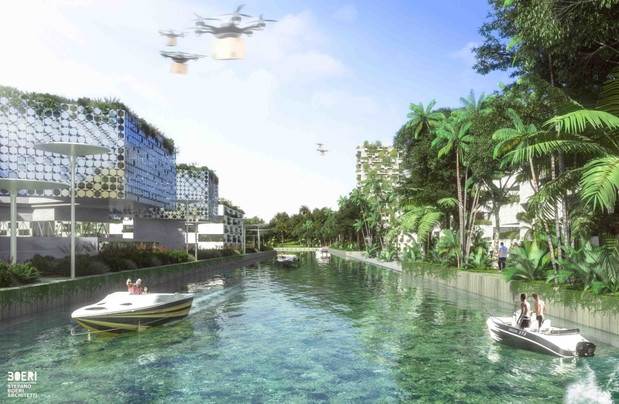 Smart Forest City Cancun, projekt: Stefano Boeri