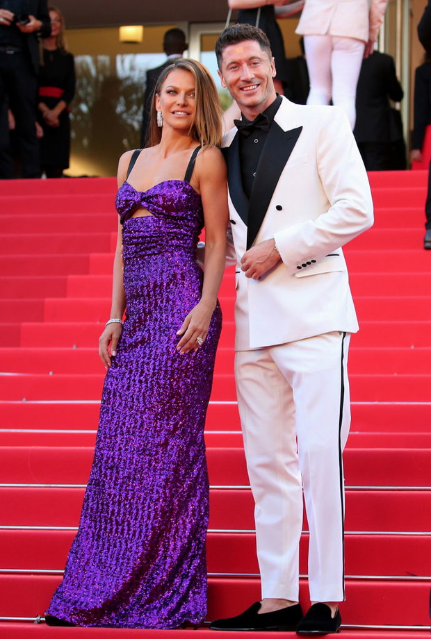 Anna i Robert Lewandowscy w Cannes