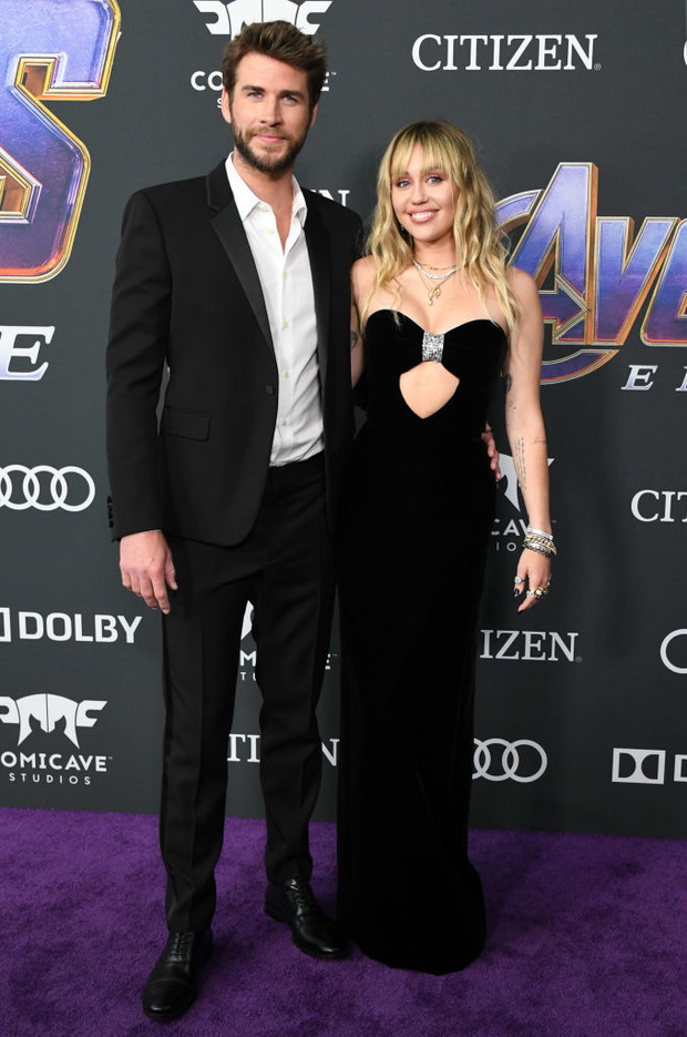 Liam Hemsworth i Miley Cyrus, 2019 rok.