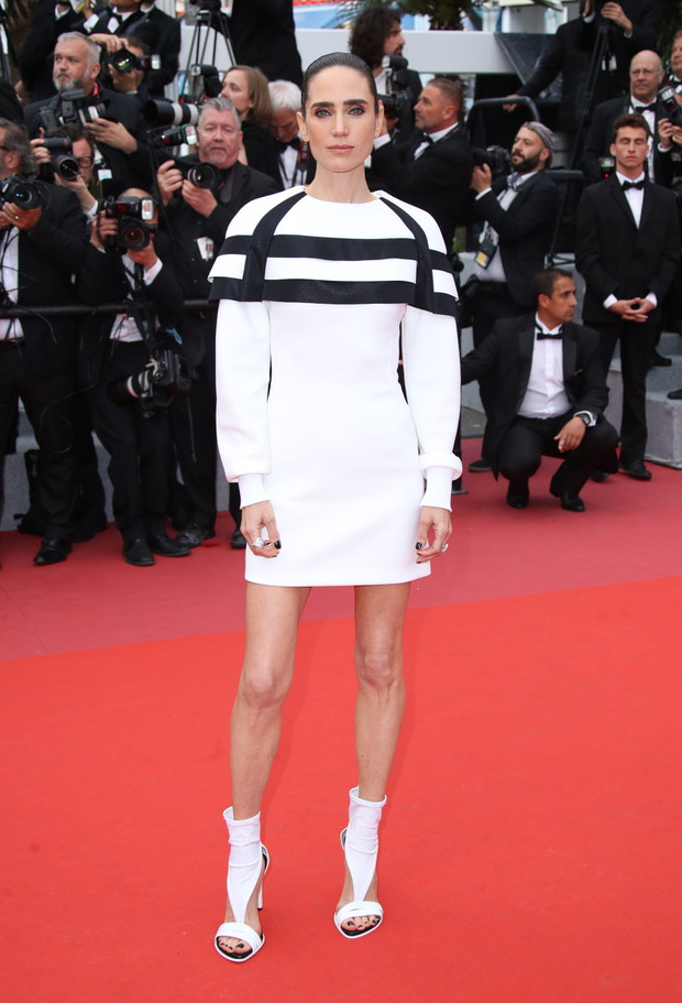 Cannes 2018: Jennifer Conelly w sukience Louis Vuitton na premierze filmu Han Solo: Gwiezdne wojny – historie