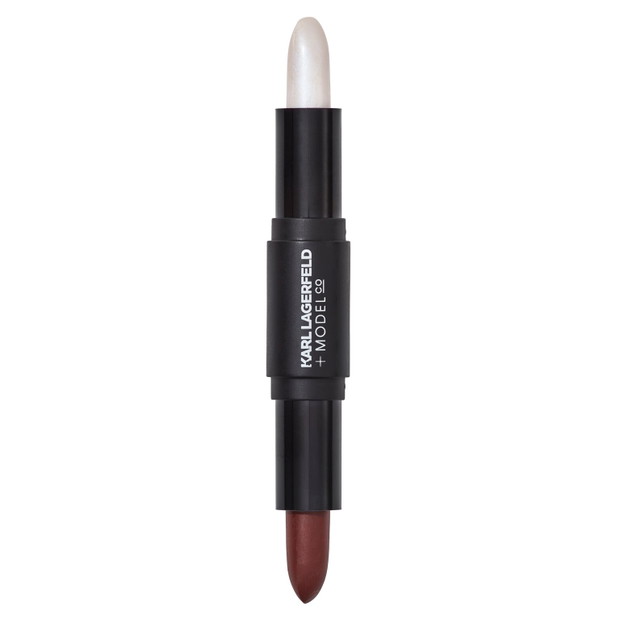 Custom lipstick shade & sculpt duo Karl Lagerfeld x ModelCo