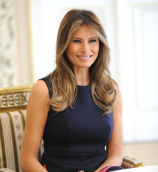 Melania Trump w Warszawie, 6.07