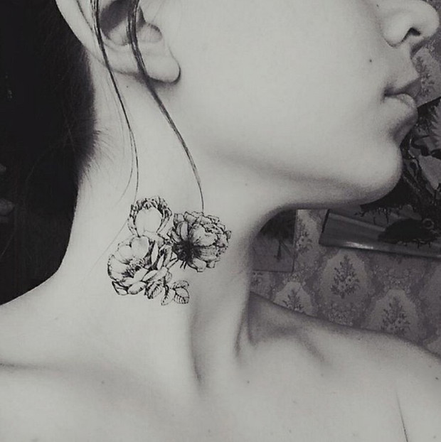 Tatuaże kwiaty, tatuaże rośliny, fot. instagram.com/arashi_tarumi