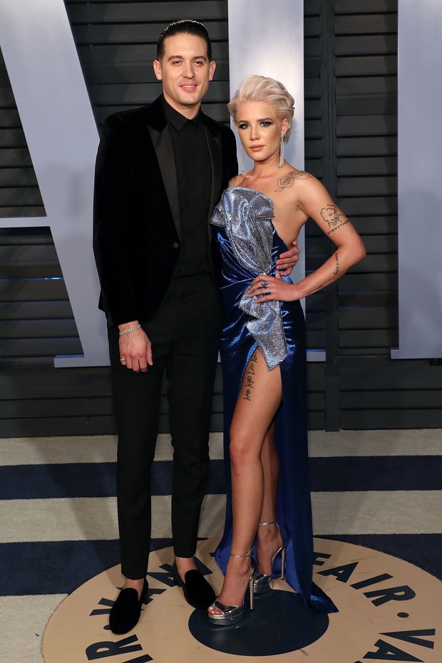 G-Eazy i Halsey Vanity Fair Oscar Party 2018, 4.03.2018.