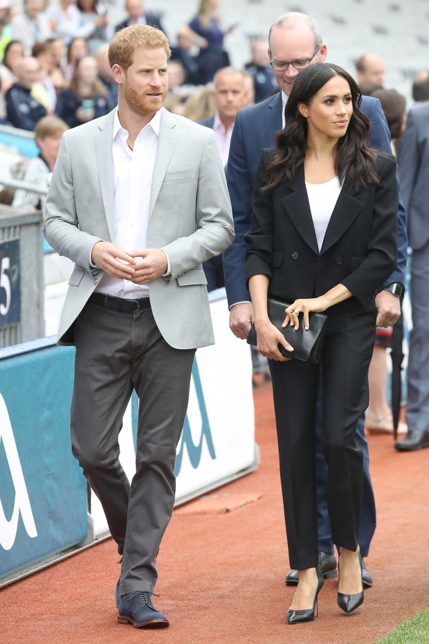 Księżna Meghan i książę Harry zwiedzają Croke Park, 11.07.2018.