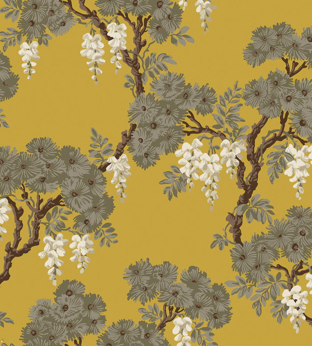 Kwiatowe tapety od Cole&Son, wzór Wisteria