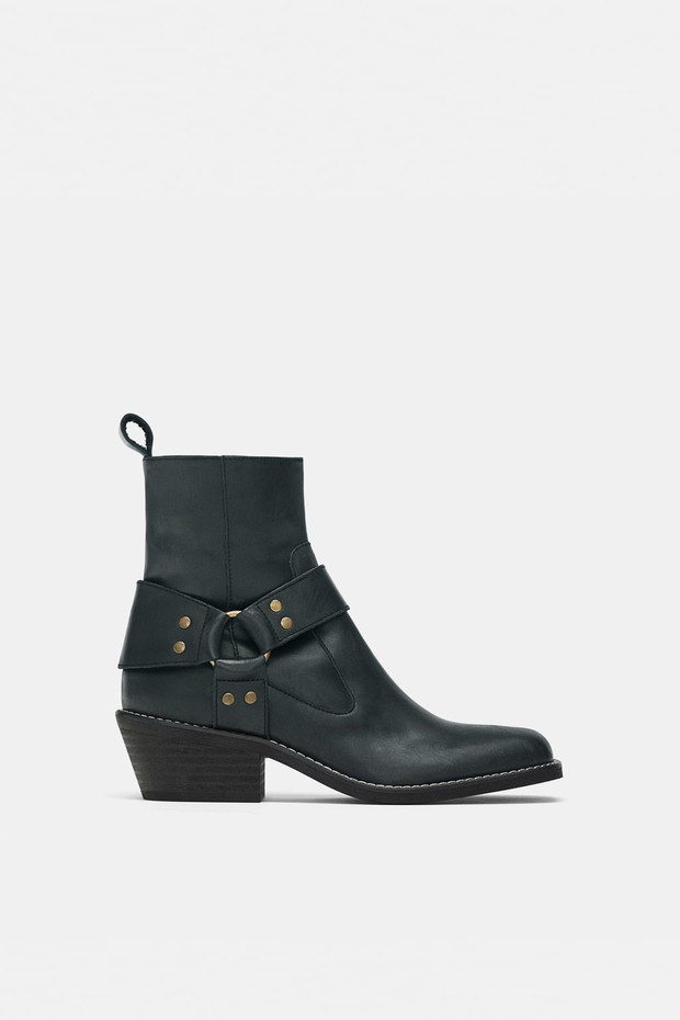 Zara, botki w stylu kowbojskim, 359 zł