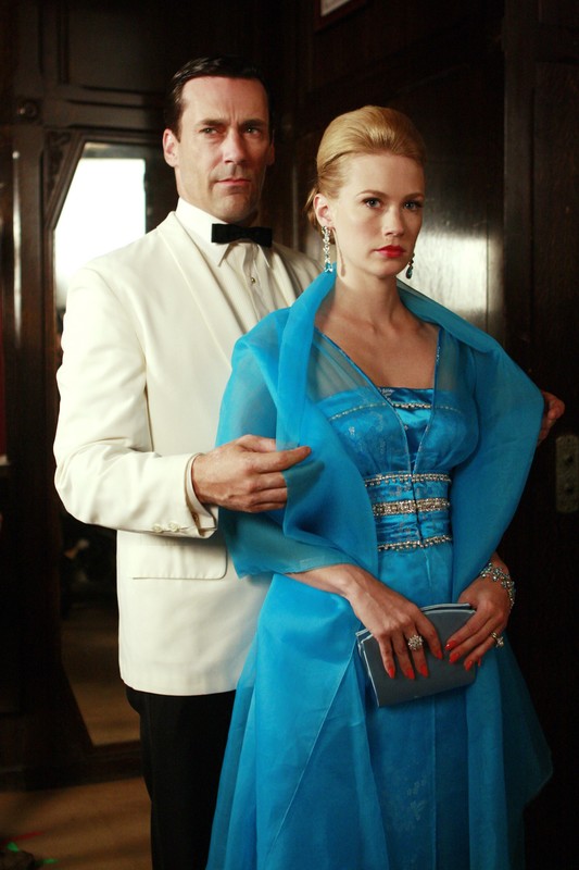 Betty i Don Draper z Mad Men