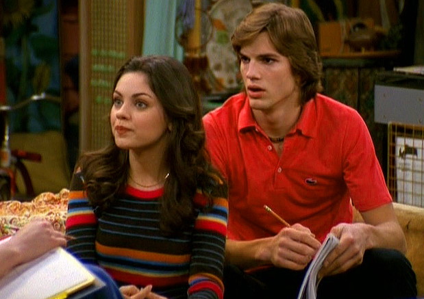 Michael Kelso i Jackie z Różowych lat 70.