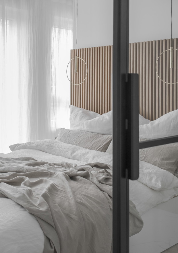 Dwupoziomowy apartament w Zielonej Górze, projekt: Mindful Architekci