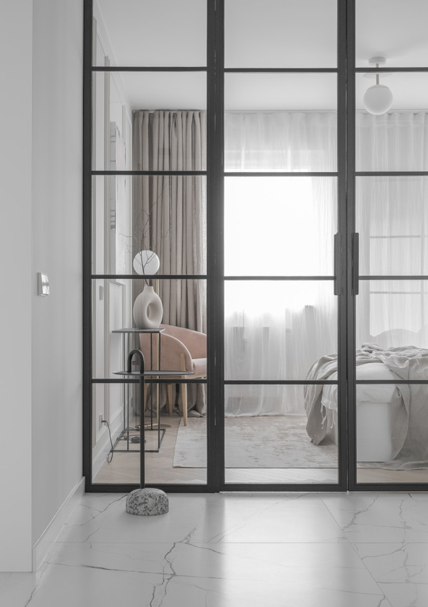 Dwupoziomowy apartament w Zielonej Górze, projekt: Mindful Architekci