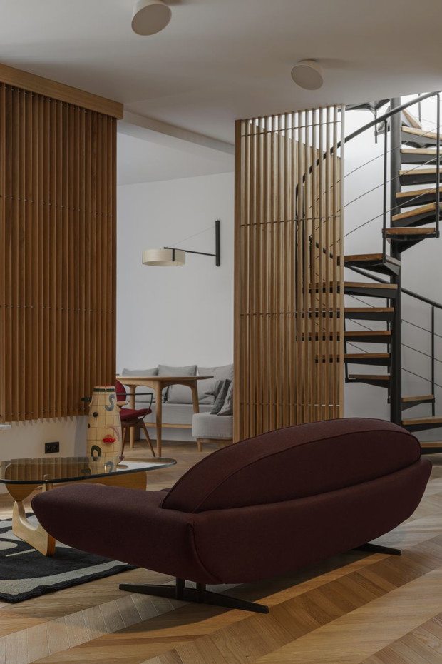 Penthouse na Starej Pradze, projekt: Loft Kolasiński