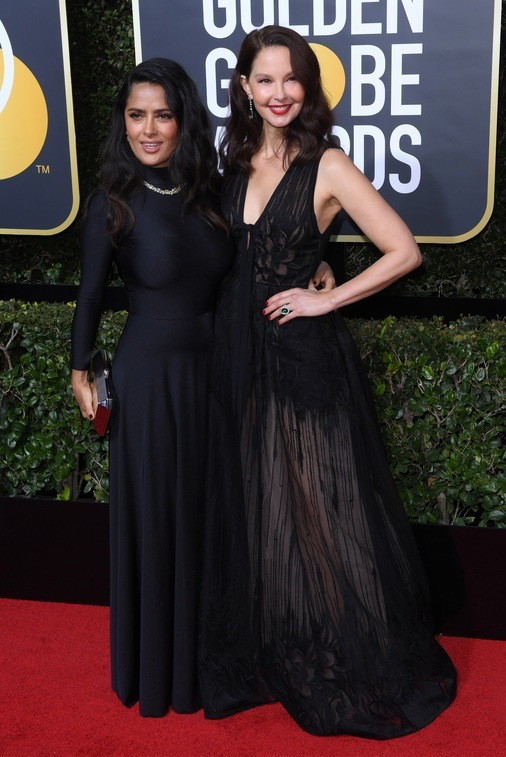 Złote Globy 2018: Salma Hayek i Ashley Judd