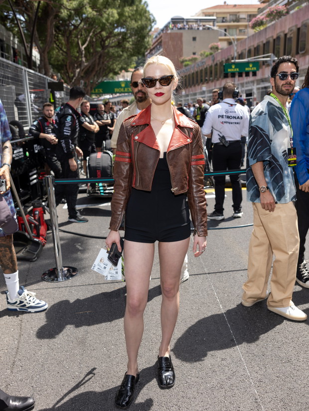 F1 Grand Prix of Monaco: Anya Taylor-Joy