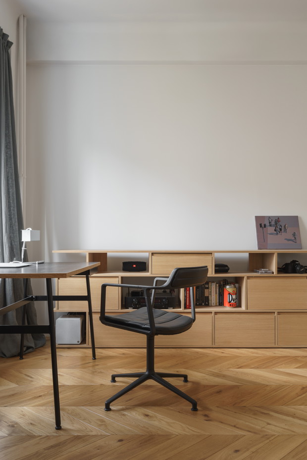 Vintage mieszkanie na warszawskiej Ochocie, projekt: Loft Kolasiński