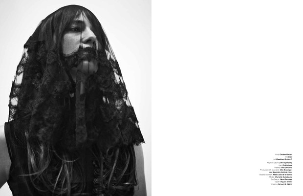 Charlotte Gainsbourg w sesji dla Zoo Magazine, nr 40 / fot. Bryan Adams