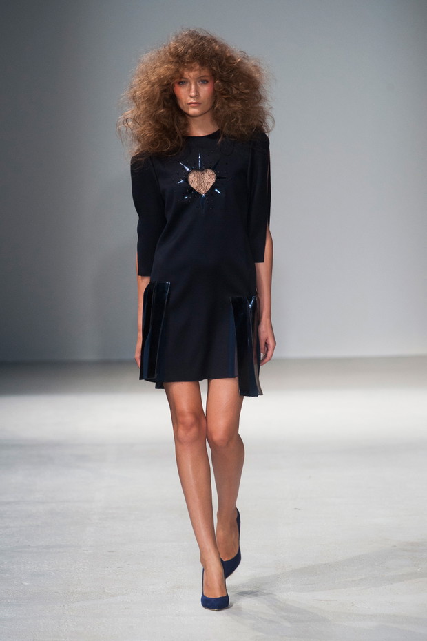 Gosia Baczyńska na Paris Fashion Week - pokaz wiosna-lato 2014