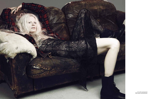 Kristen McMenamy w sesji dla Zoo Magazine, nr 40 / fot. Dancian