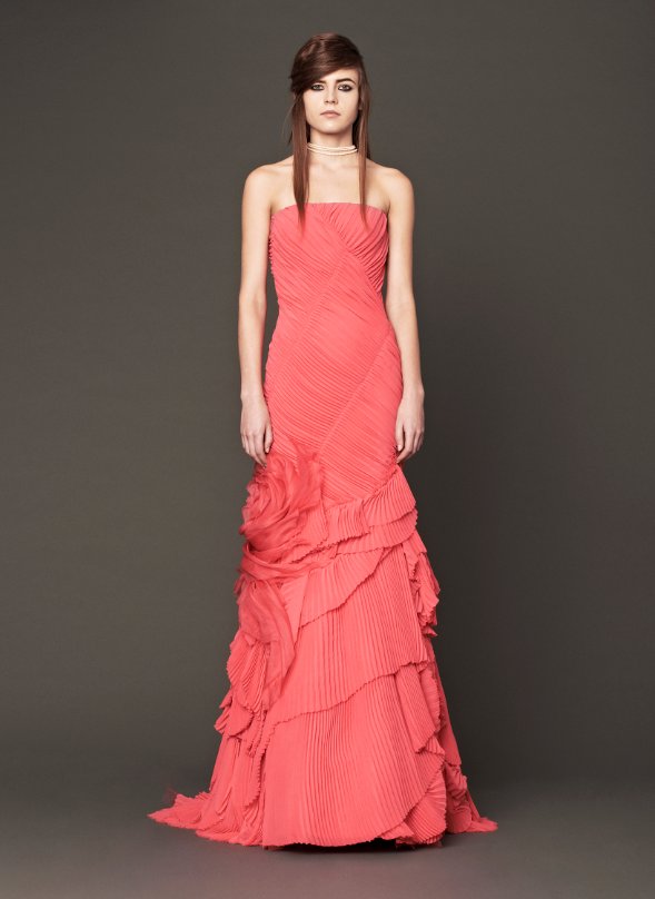 Suknie ślubne Vera Wang na jesień 2014, lookbook, fot. mat. prasowe