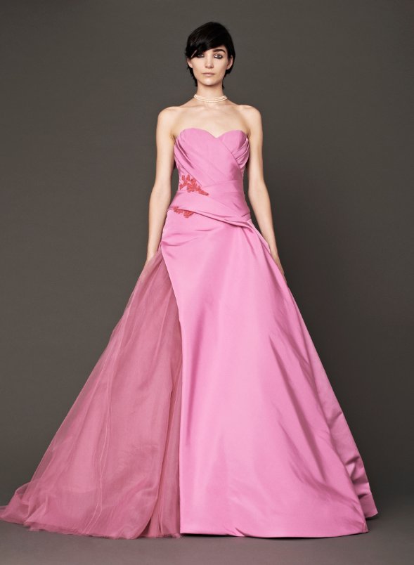Suknie ślubne Vera Wang na jesień 2014, lookbook, fot. mat. prasowe