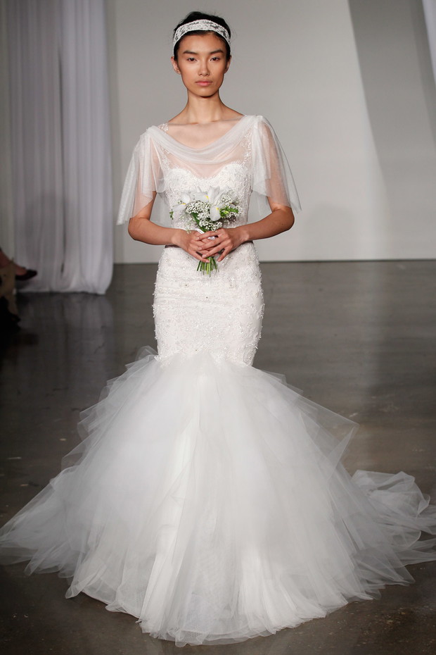Suknie ślubne 2014: Marchesa wiosna i jesień 2014