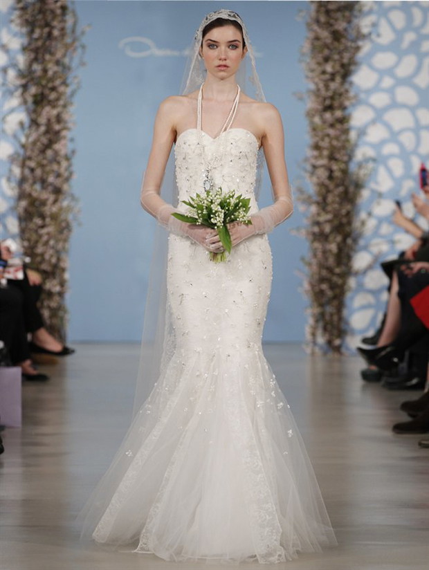 Suknie ślubne 2014: Oscar de la Renta