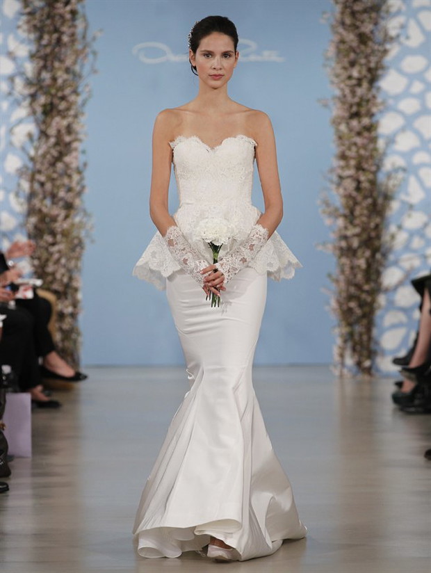 Suknie ślubne 2014: Oscar de la Renta