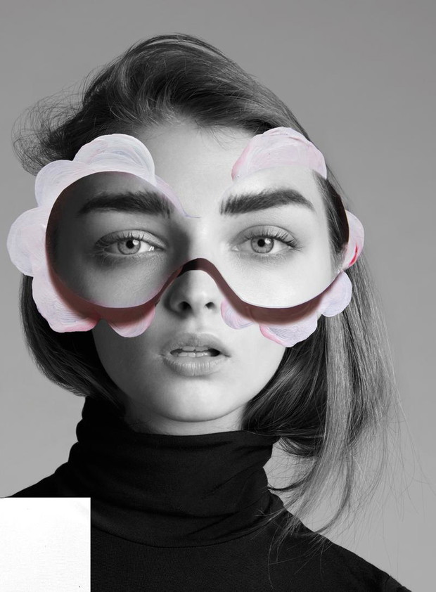Daga Ziober w sesji dla Flair listopad 2013, fot. Quentin Jones