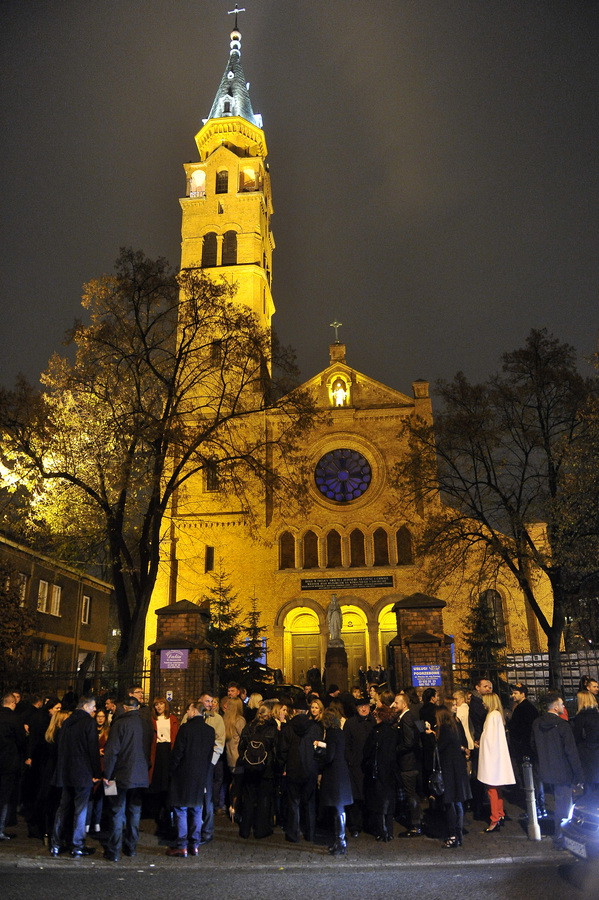 Gwiazdy na pokazie Maciej Zień wiosna-lato 2014