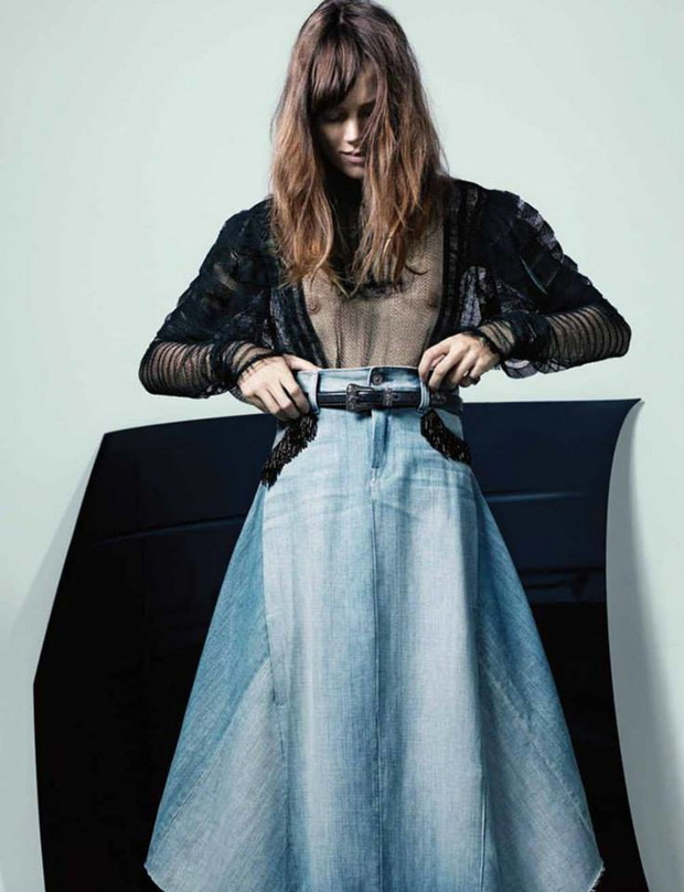 Freja Beha Erichsen w Louis Vuitton dla Interview