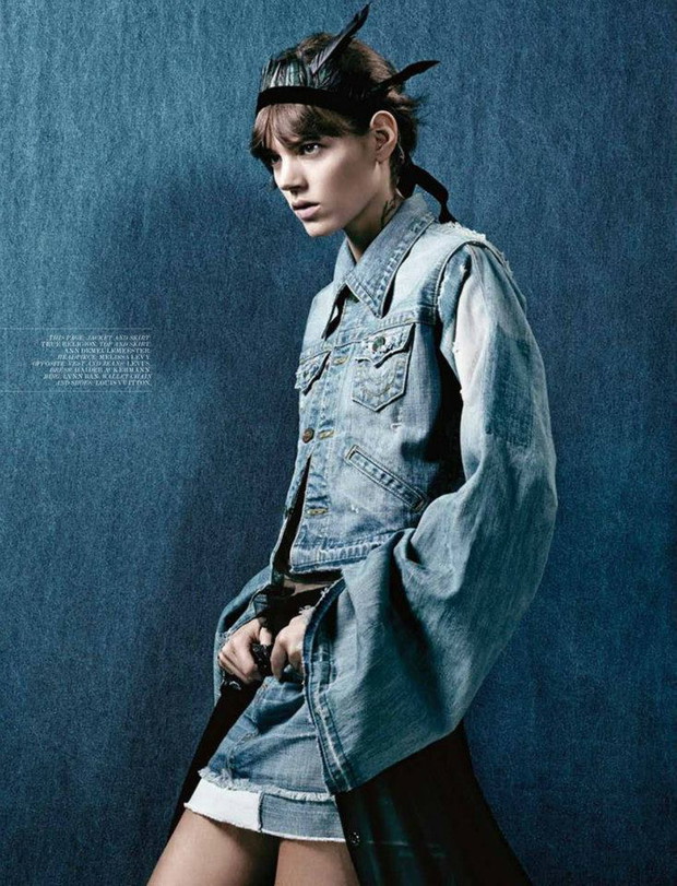 Freja Beha Erichsen w Louis Vuitton dla Interview