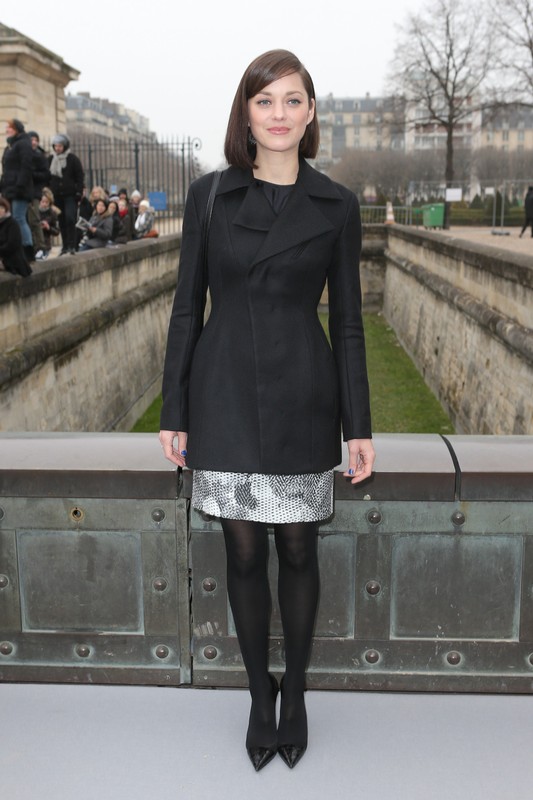 Gwiazdy na Paris Fashion Week:Marion Cotillard na pokazie Dior, fot. East News