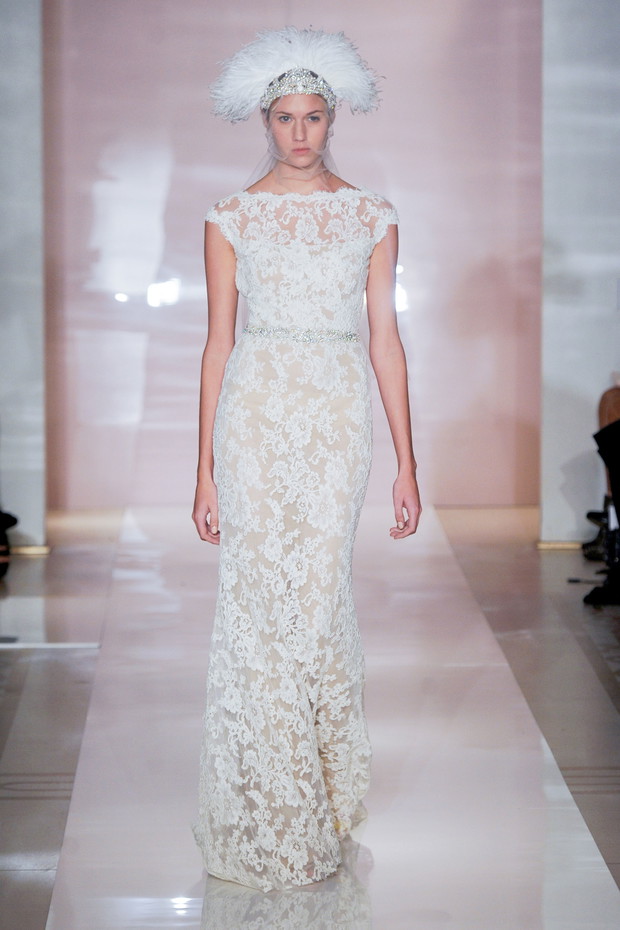 Suknie ślubne 2014: Reem Acra jesień 2014