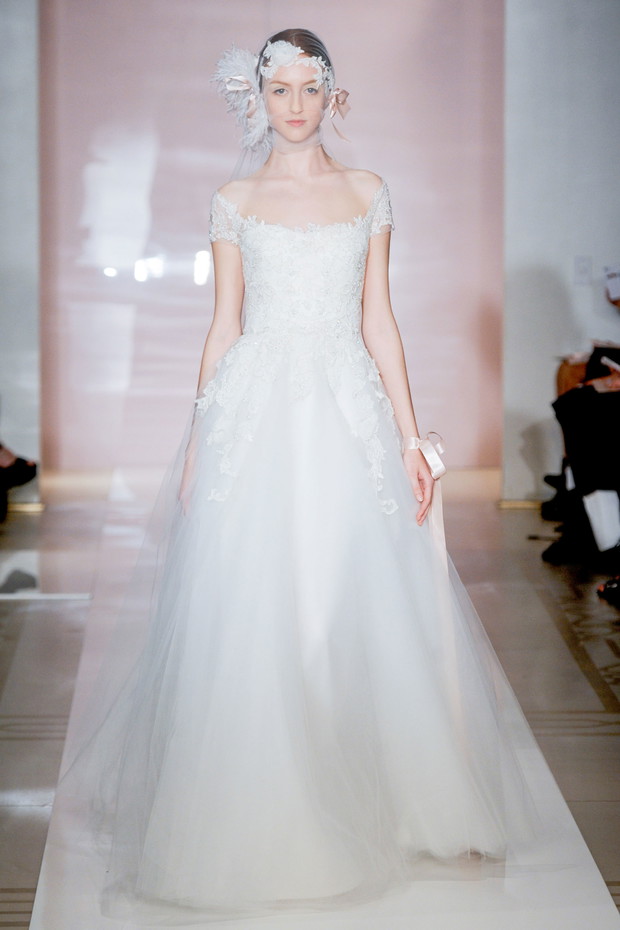 Suknie ślubne 2014: Reem Acra jesień 2014