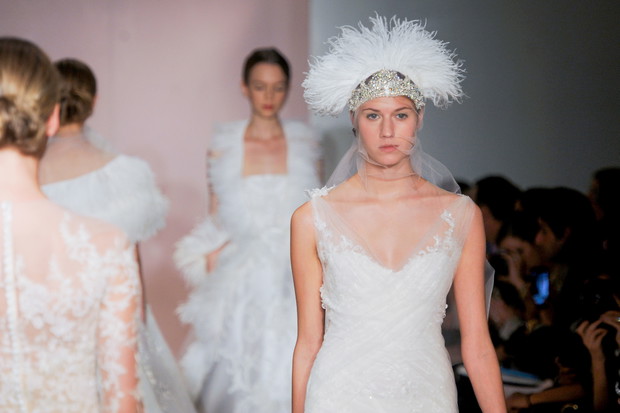 Suknie ślubne 2014: Reem Acra jesień 2014