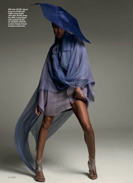 Joan Smalls na okładce styczniowego ELLE US