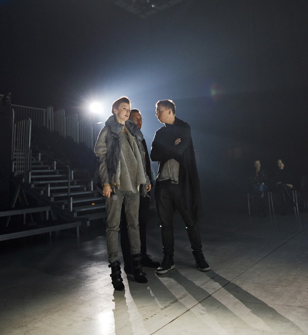 Łukasz Jemioł: backstage pokazu wiosna - lato 2014