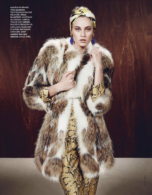 Paulina Heiler ponownie dla ELLE France (fot. Marcin Tyszka)