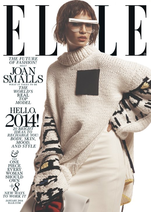 Joan Smalls na okładce styczniowego ELLE US
