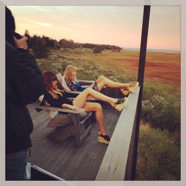 Lou Doillon i Julia Stegner w kampanii Chloe wiosna-lato 2014