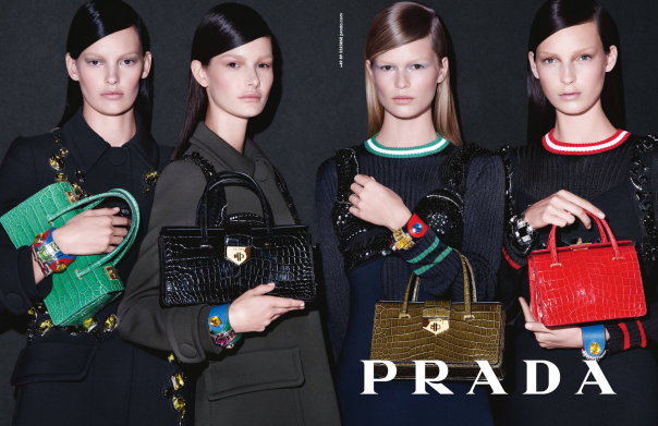 Ola Rudnicka i Magdalena Jasek w kampanii Prada