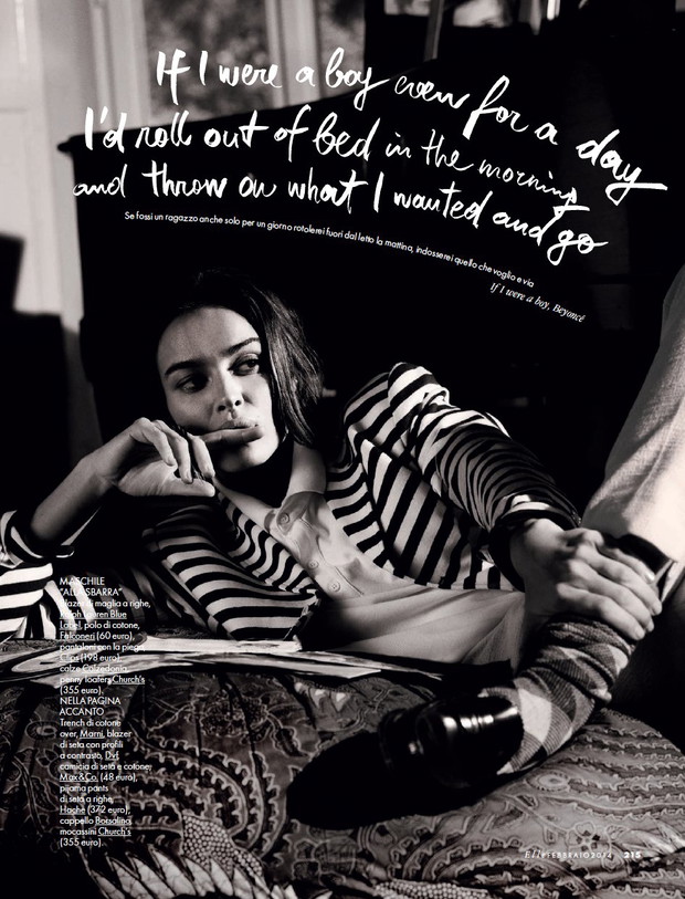 Kasia Smutniak w lutowym ELLE Italy!