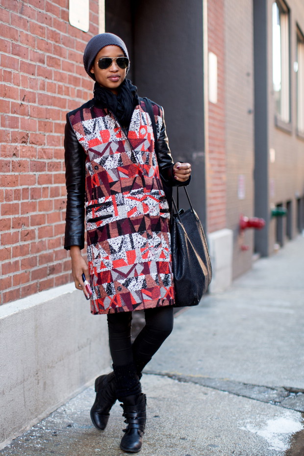 Street fashion: NYFW jesień-zima 2014/2015, dzień 1
