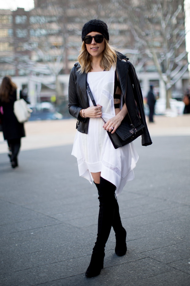 Street fashion: NYFW jesień-zima 2014/2015, dzień 1