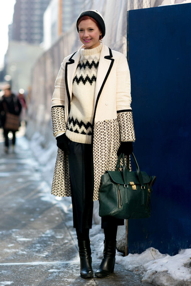 Street fashion: NYFW jesień-zima 2014/2015, dzień 5